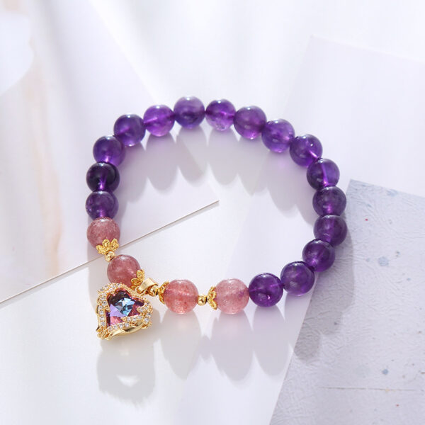 Wholesale of Heart of the Sea Amethyst Beaded Bracelet