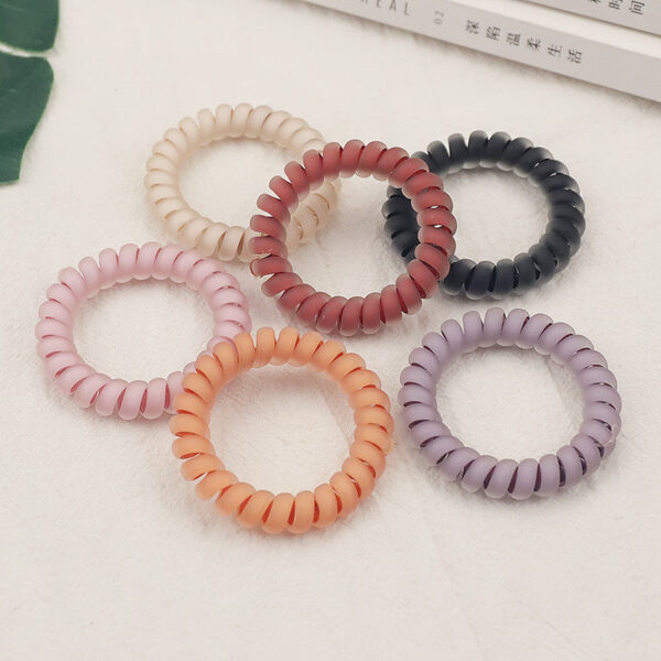 O1CN01xXAptK2Ip1jWf3PVu__2606149334-0-cib Wholesale Morandi Semi Transparent Matte TPU Hair Scrunchies