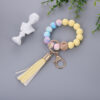 O1CN01xZCKsf1FT5aUNe3jR_2698260487-0-cib-1 Wholesale Tassel Silicone Beaded Wrist Keychain