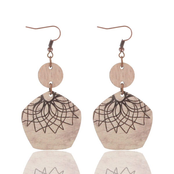 O1CN01xacQ461ftMfKhOaGY_3172764064-0-cib Wholesale Western Style Butterfly Bee Flower Pattern Wooden Earrings