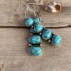 Wholesale Vintage Pine Stone Long Alloy Earrings