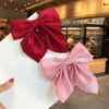 O1CN01xcMajo1wtgEPGGPpW_2215496206366-0-cib Wholesale Solid Color Fabric Sweet Bow Hair Clip