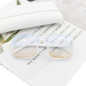 Tea under blue on white frame