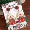 Wholesale Handmade Creative Christmas Rice Bead Earrings and Earrings