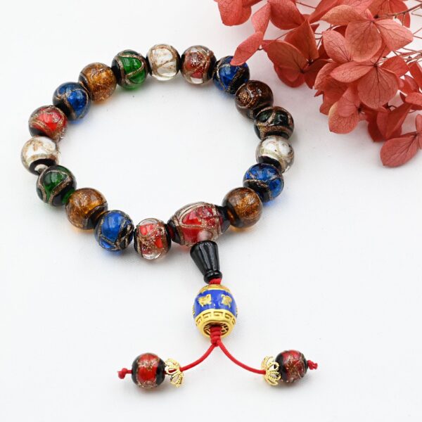 O1CN01xdEwvz1Wvo0YLKUTb_2214774342851-0-cib Wholesale Incense Gray Glazed Buddha Beads Multicolored Treasures Tunjin Beast Bracelet
