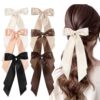 Wholesale Fabric Ribbon Bow Spring Clip Hairpin