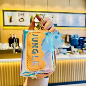 Laser Dinosaur Coin Purse-Orange