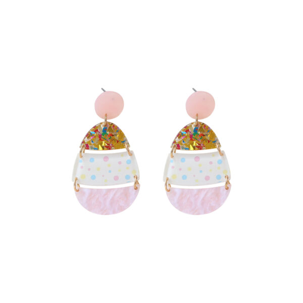 Wholesale Easter Acrylic Egg Earrings