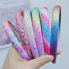 O1CN01xjZZTa1Ccl7lYsF9G_1673420102-0-cib Wholesale Pink Rainbow Colored Children's Plastic Hair Bands