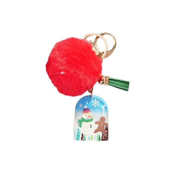 Wholesale Christmas Ball Series Acrylic Keychain