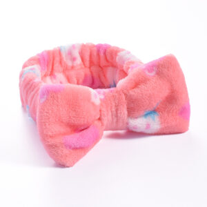 26#Pink strawberry (bow headband)