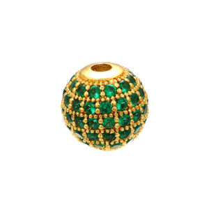 Golden Green Diamond / 8mm