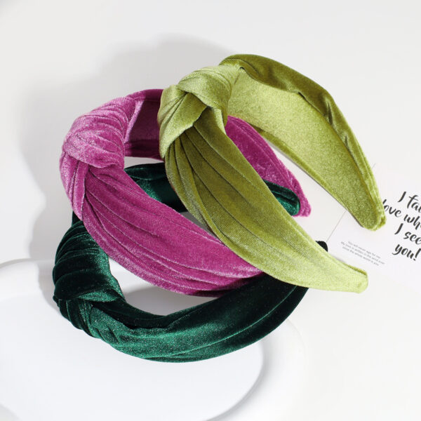 O1CN01xowB0N239bcQwvimg_2161687213-0-cib Wholesale Golden Velvet Knotted Headband Fabric