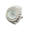 Wholesale Stainless Steel Diamond Ring Watch