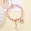 Wholesale Crystal Small Daisy Sun Flower Bracelet