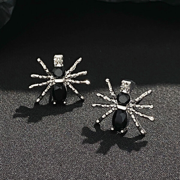 Wholesale Gothic Dark Spider Copper Earrings