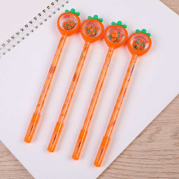 O1CN01xw1UEa1TCVtrF4ywe_3485412346-0-cib Wholesale Carrot Glitter Gel Pen One