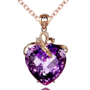 O1CN01xwMx5l1eqK34Z0DAF__2211101453922-0-cib Wholesale Heart Shaped Stone Alloy Necklaces