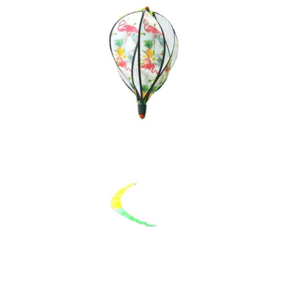 Wholesale Hot Sale Rainbow Hot Air Balloon National Flag Outdoor Decoration Windmill