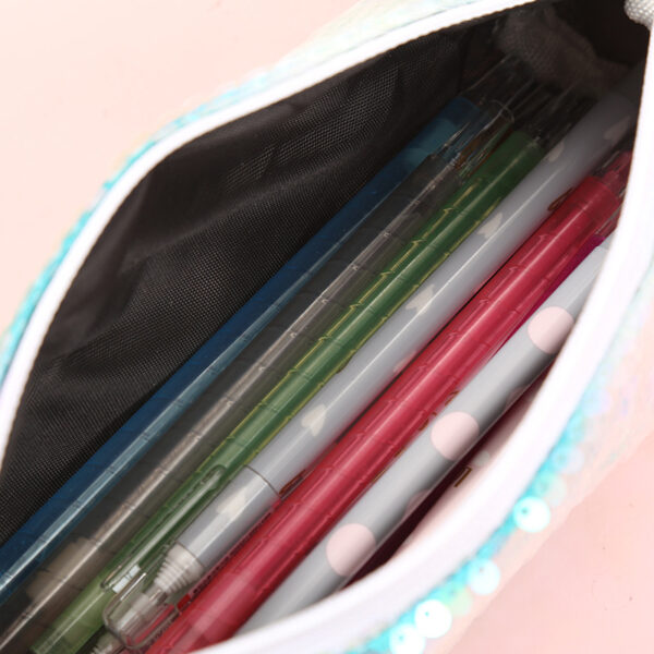 Wholesale Rainbow Sequin Unicorn Pencil Case