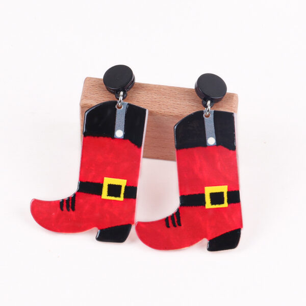 O1CN01xz7UHR27ScVnCHwWV_3843297796-0-cib Wholesale Christmas Collection Hats Boots Acrylic Earrings