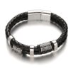 O1CN01y0kccu1w2YCpG6WZ9_3192076250-0-cib Wholesale Alloy Magnet Buckle Leather Rope Hand Woven Vintage Men's Bracelet
