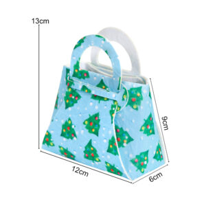 Christmas Tree Blue Base Tote