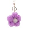 Wholesale Plush Flower Ball Keychains