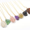 Wholesale Natural Irregular Crystal Rough Stone Necklace