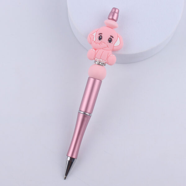 Wholesale Cartoon Animal Silicone Handmade Beadable Pens
