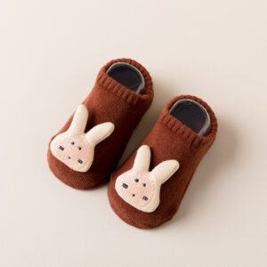 Mushroom boat Socks-Bunny / M code (suitable for foot length 12-14cm)