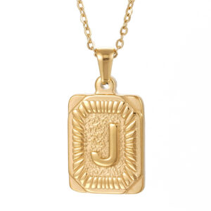 (with chain) gold J