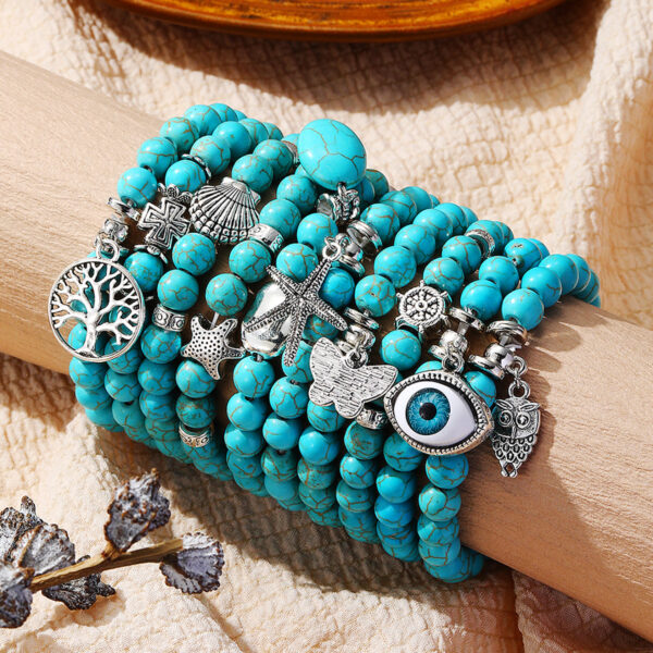 O1CN01y8ZIpg1VD5oTILNx7_2466522618-0-cib Wholesale Bohemian Turquoise Beads Bracelet