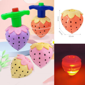 Small glowing strawberry gyro (no music)