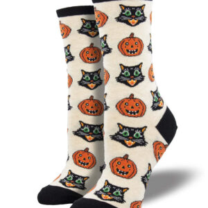 Cat Pumpkin White / Free size