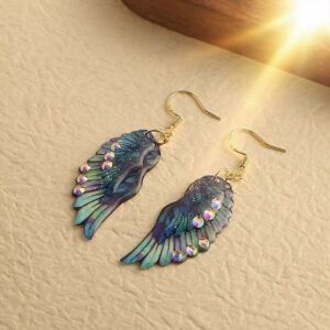 New angel wings-blue diamond