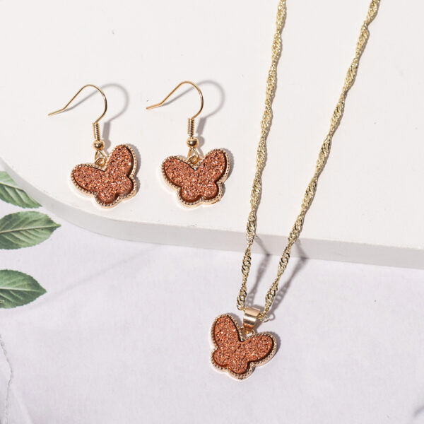 Wholesale 2pcs/pack European and American Fashion Butterfly Set Jewelry