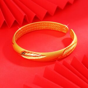 Heart Meridian feather plating gold thickening]