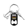 Wholesale Father's Day Bottle Opener Color Printed Stainless Steel Keychain