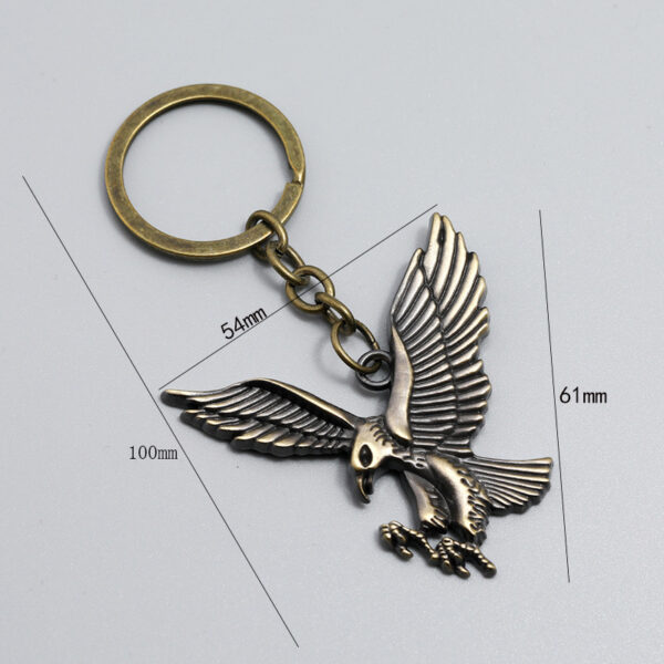 O1CN01yDbb4j1Tbi4WS5OxJ_3526852401-0-cib Wholesale Alloy Pony Flying Eagle Keychain