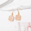 Wholesale Color Resin Metal Earrings