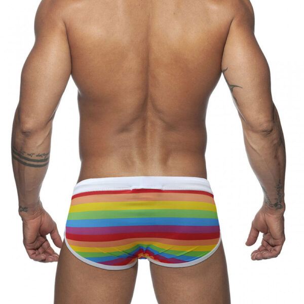 O1CN01yDzTJY1s7LxPXrt5n_985485719-0-cib Wholesale Men's Rainbow Stripe Swimwear Briefs
