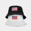 Wholesale Polyester American Flag Embroidered Bucket Hat