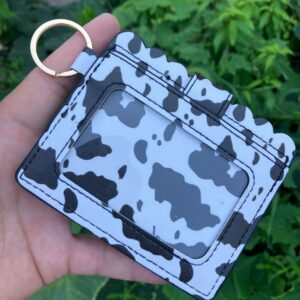 Black and white leopard print