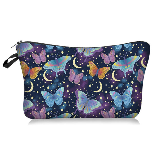 Wholesale Double Sided Printing Cosmetic Bag Portable Travel Bag