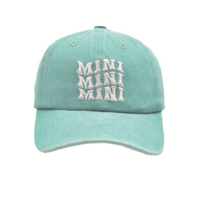 Lake Blue-Three Row MINI Baseball Cap