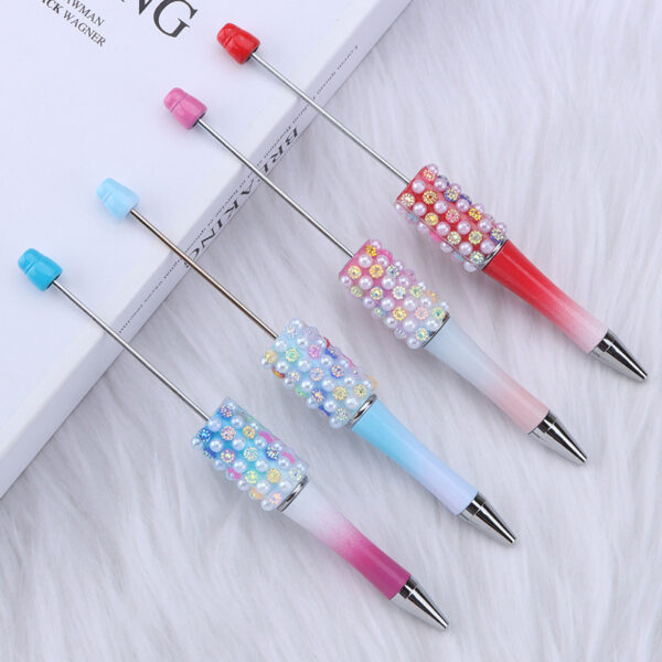 Wholesale Di Colorful Pearl Dopamine Plastic Gradient Color Rotary Ballpoint Pen