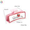 Wholesale Valentine's Day Pink Leather Hair Clips
