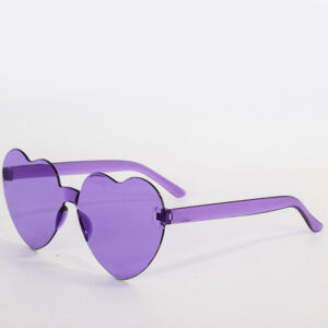 Purple love glasses