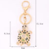 Wholesale Water Diamond Turtle Zinc Alloy Keychains
